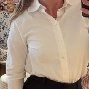 Dior Uniforme White Button Down Shirt